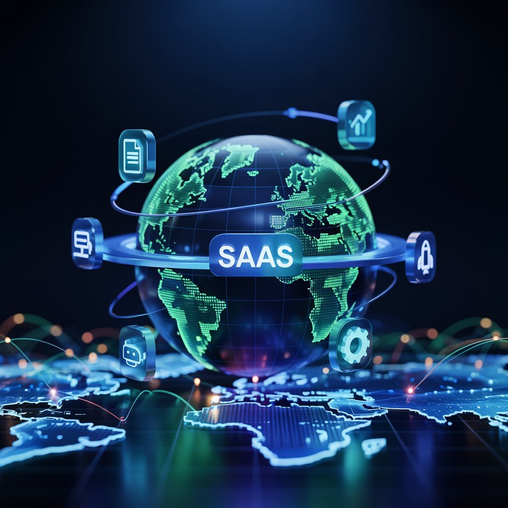 AI SaaS platform in use